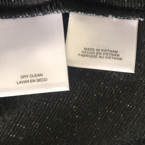 Nine West Long Sleeve Black/Ivory Top Size Small - Picture 5 of 6